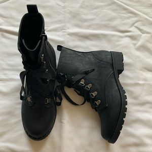 black boots